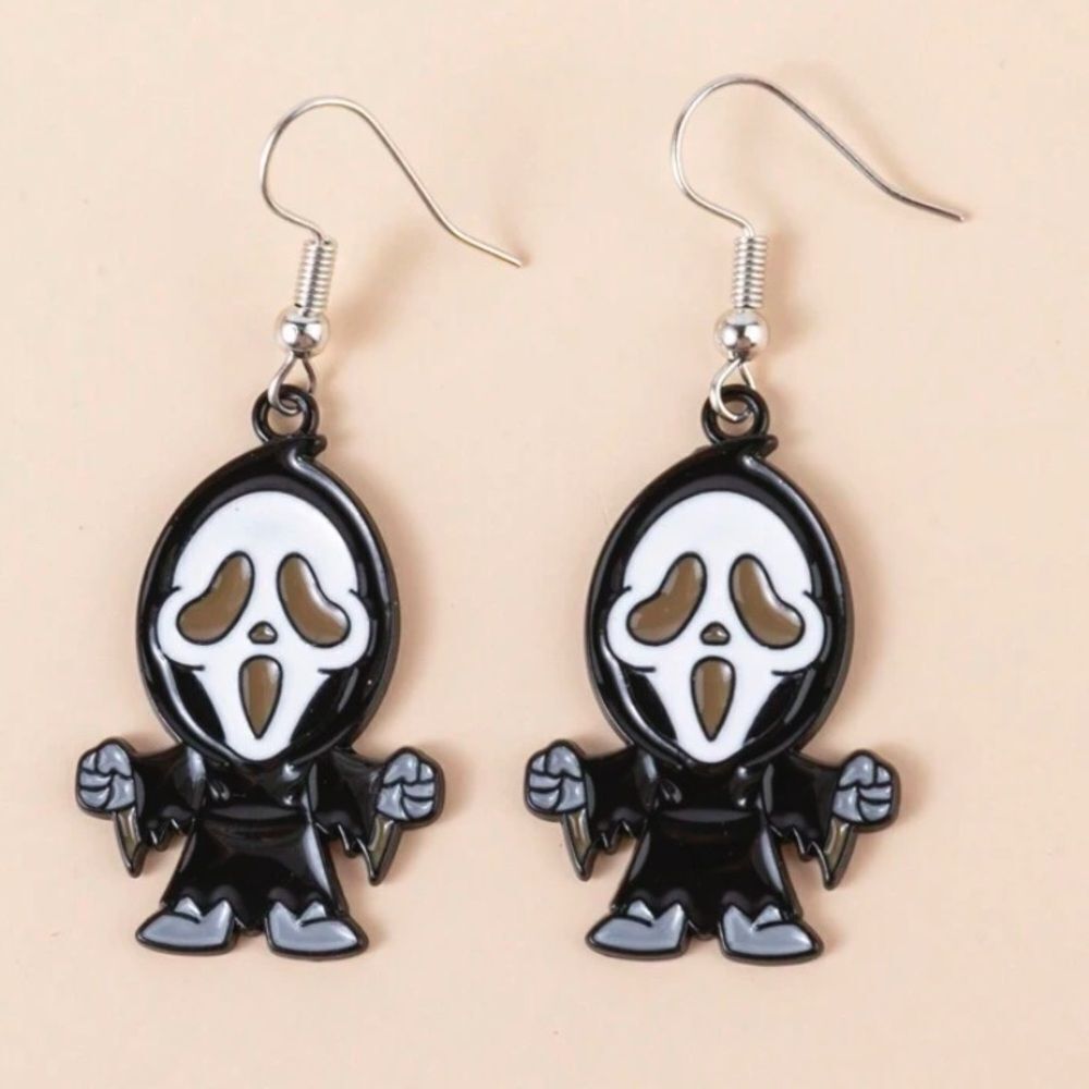 3for$20 Halloween Drop Oil Jewelry Pendant Earrings, Plastic Knife